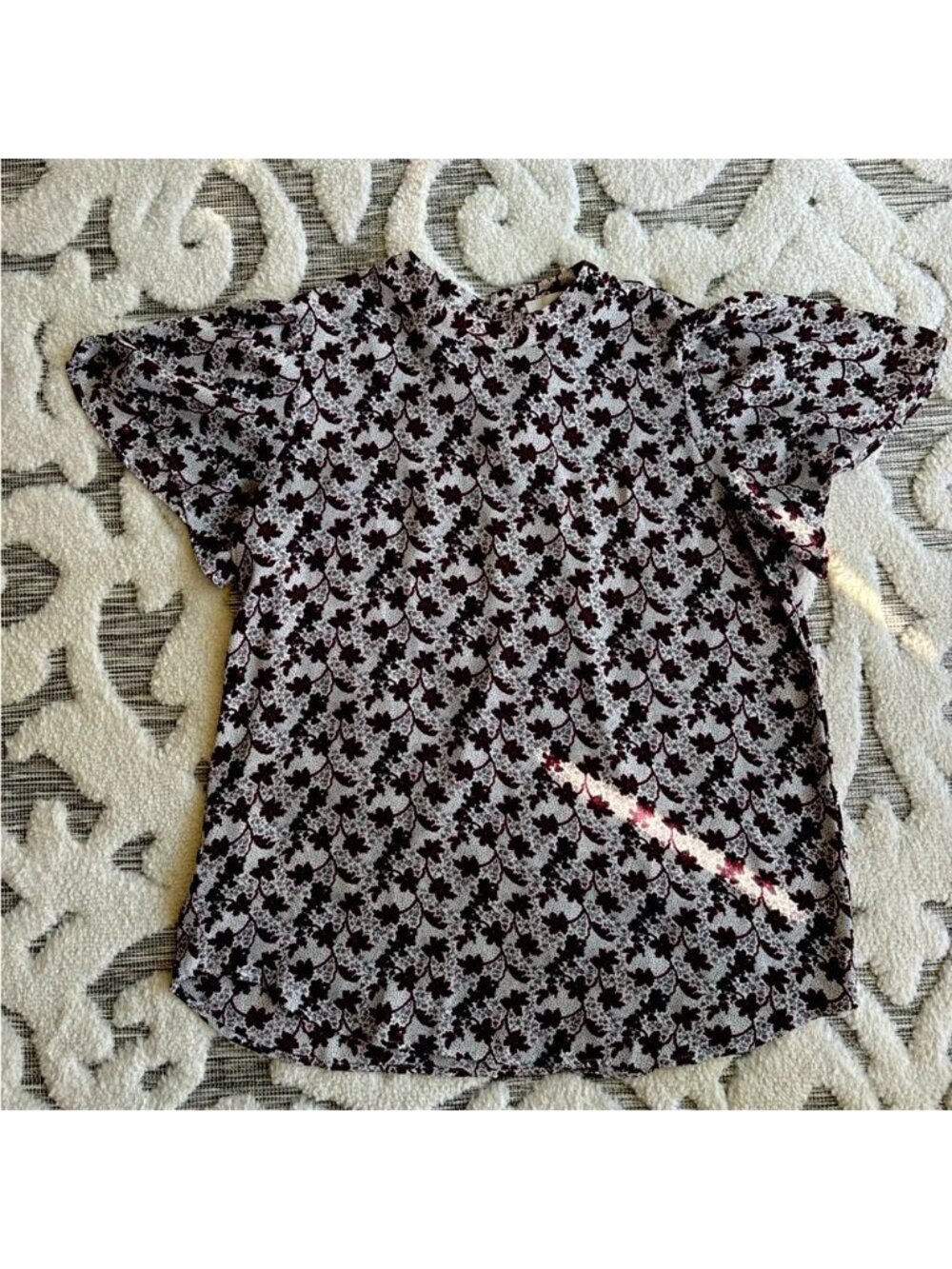 Loft Patterned Blouse Sz S